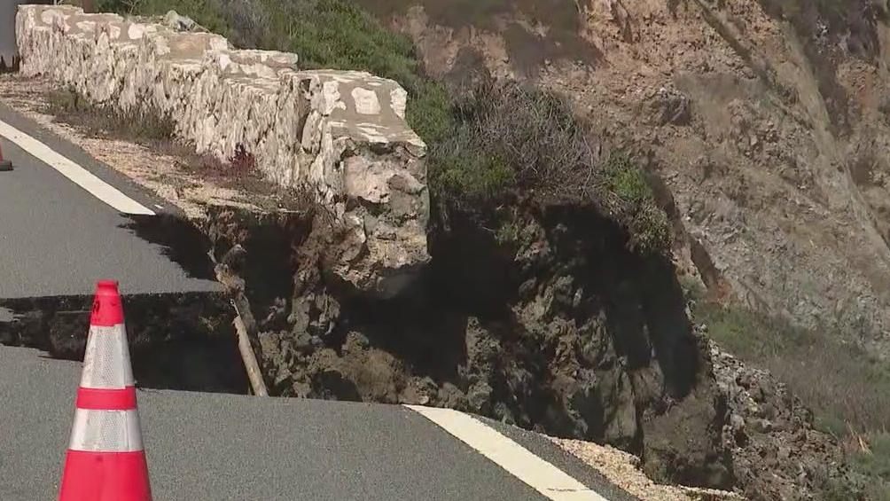 Big Sur Highway 1 damage